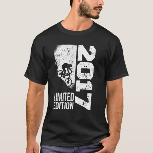  2017 Verjaardag fietsen MTB-Bicycles Mountai T-shirt (Voorkant)