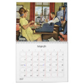 2017 Vintage het Leven Kalender (Mar 2027)