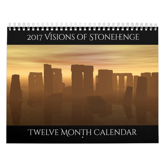2017 Visie van de Stonehenge Agenda Kalender (Hoes)