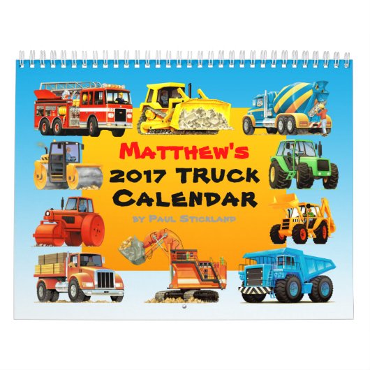 2017 Vrachtagenda voor de bouw van een gigantisch  Kalender (Hoes)