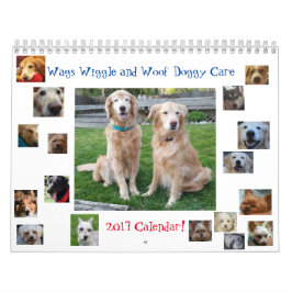2017 Wags Wiggle & Wof Doggy-agenda Kalender