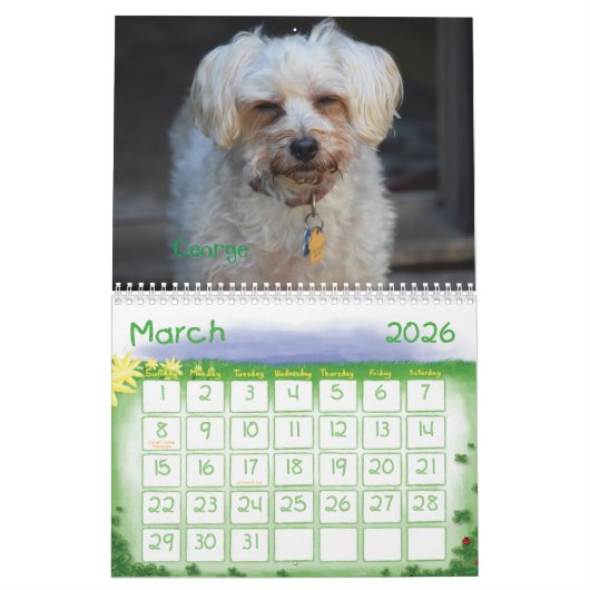 2017 Wags Wiggle & Wof Doggy-agenda Kalender (Mar 2026)