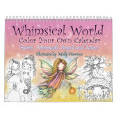2017 Whimsical World Kleur Uw eigen muurkalender Kalender (Hoes)