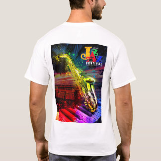 2017 Wine & Jazz Poster Basic T-Shirt