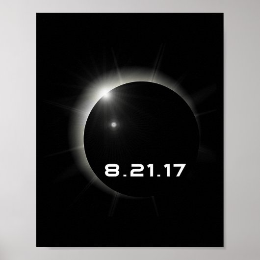 2017 Zonsverduistering Poster (Voorkant)