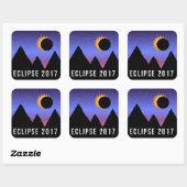 2017 Zonsverduistering Thema Stickers (Vel)