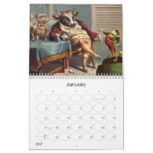 2018 - 2019 Gekke dieren Kalender (Jan 2027)