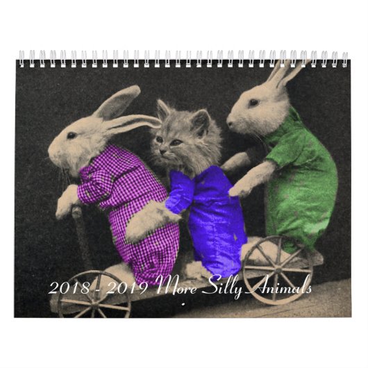 2018 - 2019 Gekke dieren Kalender (Hoes)