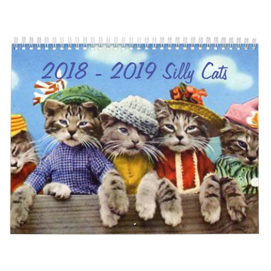 2018 - 2019 Gekke katten Kalender (Hoes)