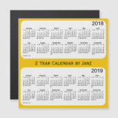 2018-2019 Gouden 2 Jaar Kalender van Janz (Voorkant / Achterkant)