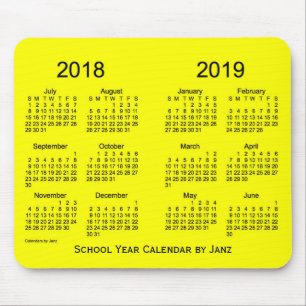 2018-2019 Schooljaar Gele agenda van Janz Muismat