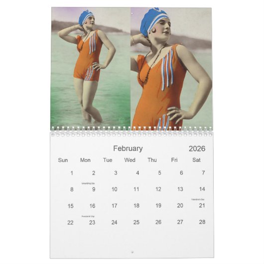 2018 - 2019 Schoonheid in het verleden Kalender (Feb 2026)