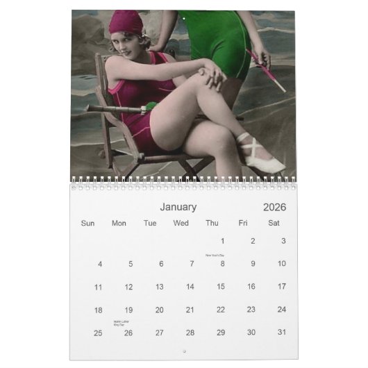 2018 - 2019 Schoonheid in het verleden Kalender (Jan 2026)