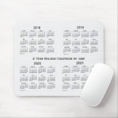 2018-2021 Agenda van Janz voor een rookvakantie Muismat (Met muis)