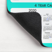 2018-2021 Agenda van Turquoise Holiday van Janz Muismat (Hoek)