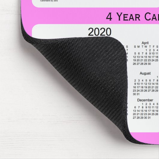 2018-2021 Violet 4 Year Agenda van Janz Muismat (Hoek)