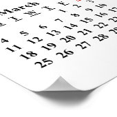 2018 Aangepaste Agenda Poster Met Jouw Favoriete F (Hoek)