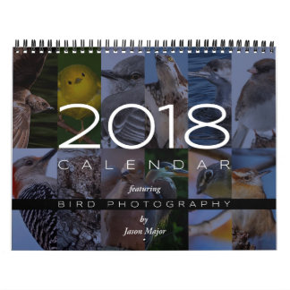 2018 Agenda voor vogelfotografie Kalender