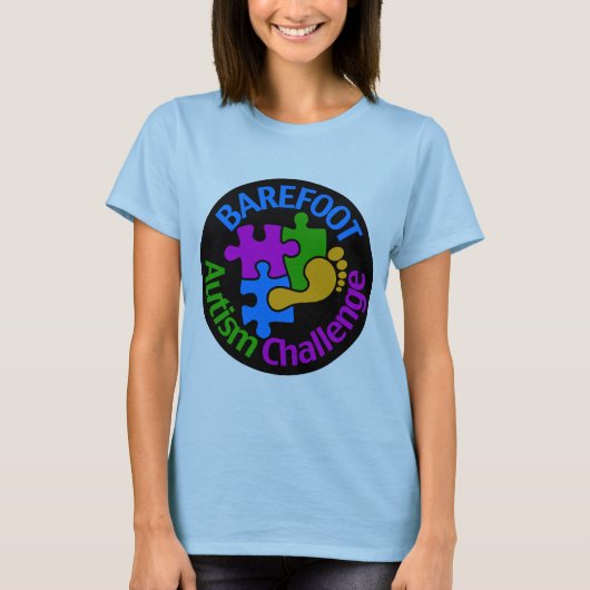 2018 Barefoot Autism Challenge T-Shirt (Voorkant)