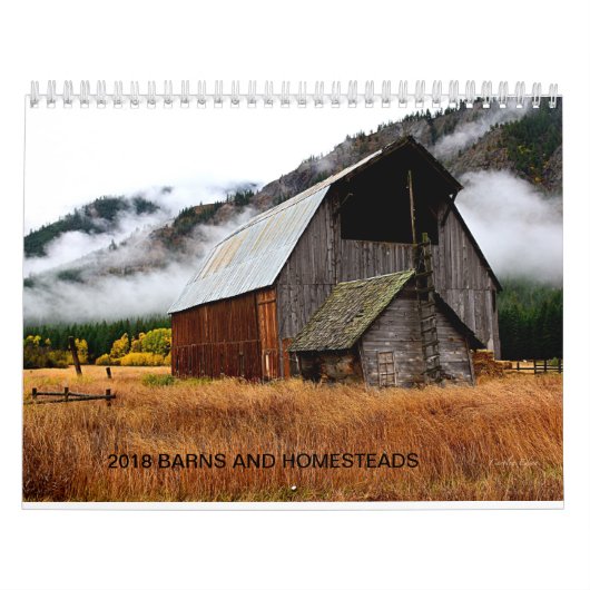2018 Barn en homestead kalender. Kalender (Hoes)