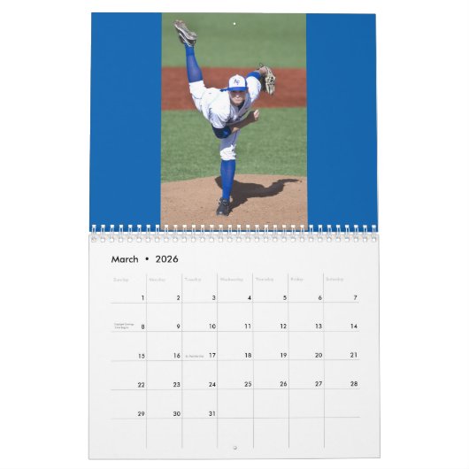 2018 Baseball Calendar-HAMbyWhiteGlove Kalender (Mar 2026)