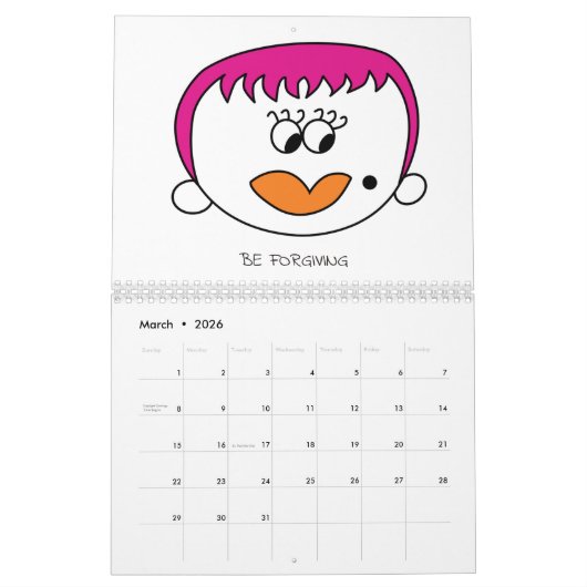 2018 - BE - CALENDAR KALENDER (Mar 2026)