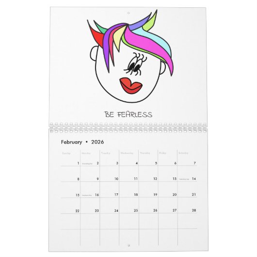 2018 - BE - CALENDAR KALENDER (Feb 2026)