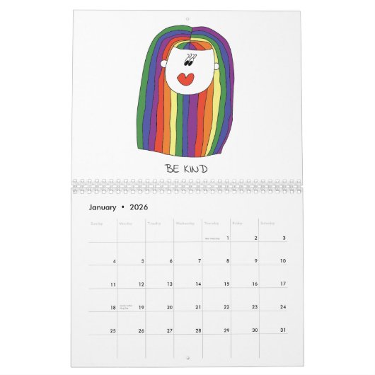 2018 - BE - CALENDAR KALENDER (Jan 2026)