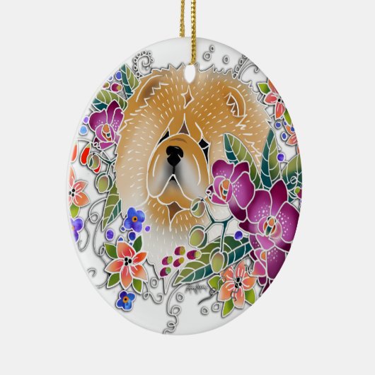 2018 Beperkt Chow Ornament TUIN DANS (Rechts)