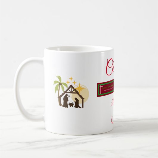 2018 Bijbelse tekens MET KERSTMIS Mok (Links)