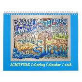 2018 CALENDAR-kleurscripts Kalender (Hoes)