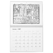 2018 CALENDAR-kleurscripts Kalender (Jan 2027)