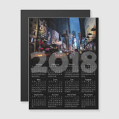 2018 Calendar Magnetic New York City Card (Voorkant / Achterkant)