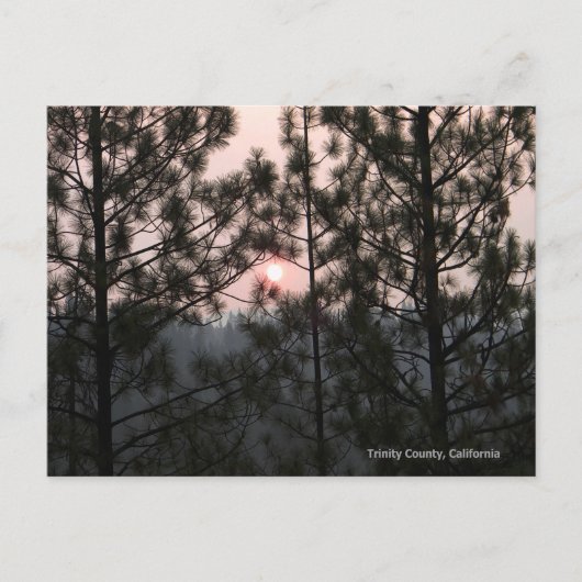 2018 Carr Fire Sunrise... Briefkaart (Voorkant)