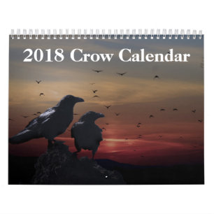 2018 Crow Raven Calendar Kalender