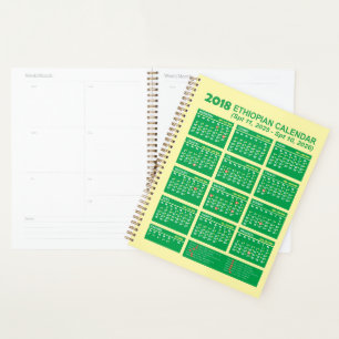 2018 Ethiopische kalender Converter en Planner