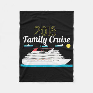 2018 Familiecruise - Cruisevakantie Fleece Deken
