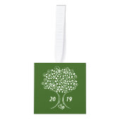 2018 Family Tree Genealogie Voorouders Kerstcadeau Kubus Ornament (Voorkant)