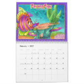 2018 FriendFish Calendar cartoon Kalender (Feb 2027)