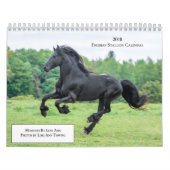 2018 Friesian Stallion Calendar Kalender (Hoes)