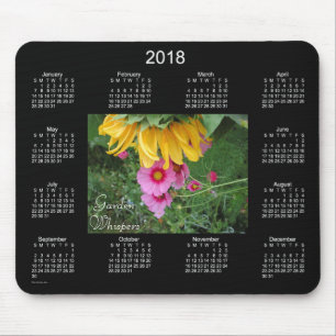 2018 Garden Whispers Agenda van de Janz-Muismat Muismat