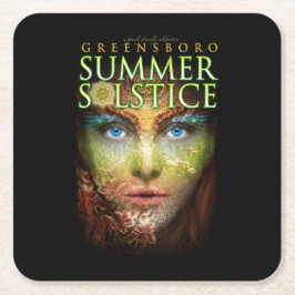 2018 Greensboro Summer Solstice Festival Souvenir Kartonnen Onderzetters