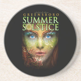2018 Greensboro Summer Solstice Festival Souvenir Zandsteen Onderzetter