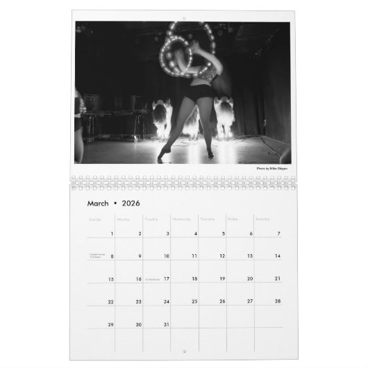 2018 Guilty Pleasures Cabaret Calendar Kalender (Mar 2026)