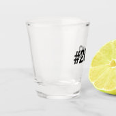 2018 Hashtag 7 Verjaardag Jubileum Shot Glas (Links)