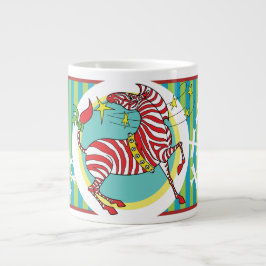 2018 Holiday Candy Cane Zebra Jumbo Mok