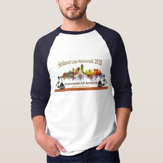2018 Holland Lop Nationals Mannen Jersey T-shirt (Voorkant)