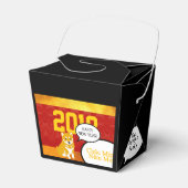 2018 Hondenjaar Puppy groet in Vietnamese F Box 2 Bedankdoosjes (Voorkant Zijde)