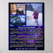 2018 Jaar Maandelijkse Agenda Ruimte Nebula 3 Foto Poster (Voorkant)