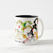 2018 Jaar van de Mok van de hond Shiba-honden (Voorkant rechts)